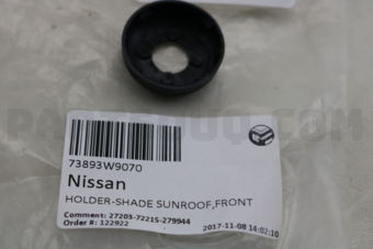 73893W9070 HOLDER-SHADE SUNROOF,FRONT