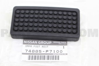 74885P7100 Nissan PAD-FOOTREST