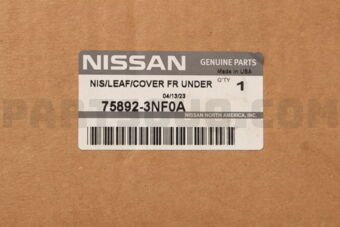 758923NF0A COVER-ENGINE LO