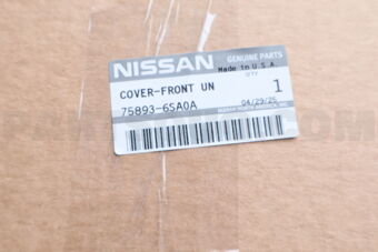 758936SA0A COVER-FRONT UNDER,RH