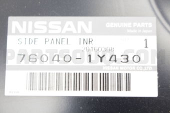 760401Y430 PILLAR ASSY-LOCK,INNER RH