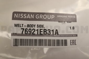 76921EB31A WELT-BODY SIDE,FRONT RH