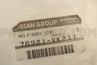 76921VK211 WELT-BODY SIDE