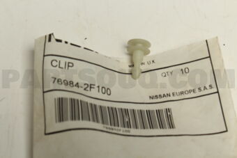 769842F100 FASTENER-MUDGUARD