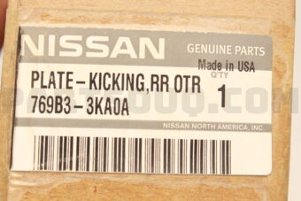 769B33KA0A PLATE-KICKING,REAR OUTER LH