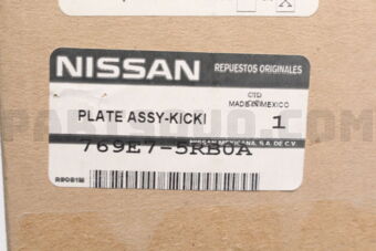 769E75RB0A PLATE KICKING,FRONT LH