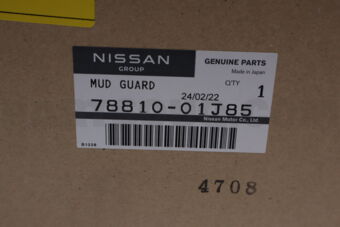 7881001J85 Nissan MUDGUARD SET-REAR,RH