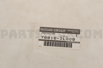 78816JL00B PROTECTOR-REAR FILLET RH