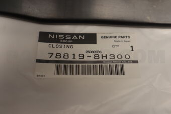 788198H300 CLOSING-REAR BUMPER,LH