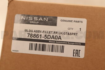 788615DA0A OVER FENDER REA