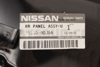 791109DJ0A PANEL-REAR,UPPE