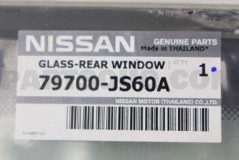 79700JS60A GLASS-REAR WINDOW