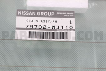79702WJ110 GLASS-REAR WINDOW