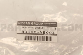80300VB00A GLASS ASSY-DOOR WINDOW,RH