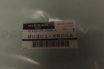 80301VB00A Nissan GLASS ASSY-DOOR WINDOW,LH