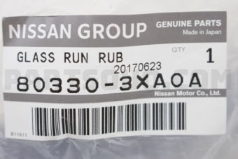 803303XA0A GLASS RUN RUB