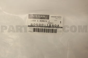 805001BA0A LOCK &amp; REMOTE CONTROL ASSY-FRONT DOOR,RH
