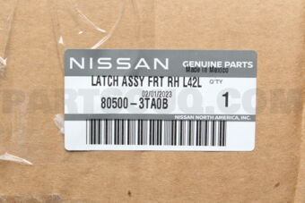 805003TA0B LOCK &amp; REMOTE CONTROL ASSY-FRONT DOOR,RH