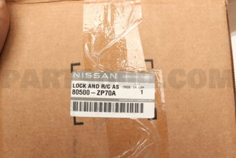 80500ZP70A LOCK &amp; REMOTE CONTROL ASSY-FRO