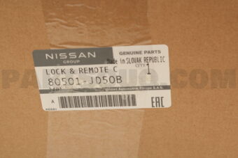 80501JD50B LOCK &amp; REMOTE CONTROL ASSY-FRONT DOOR,LH