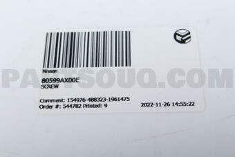 80599AX00E SCREW