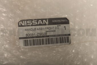 806B1ZS00B Nissan HANDLE ASSY-FRONT DOOR OUTSIDE,LH