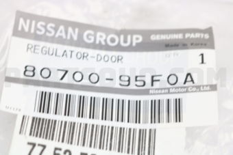 8070095F0A REGULATOR-DOOR