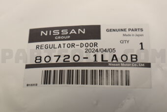 807201LA0B REGULATOR-DOOR