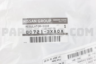 807213XA0A REGULATOR DOOR