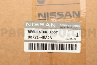 807214RA0A REGULATOR ASSY DOOR WINDOW,LH