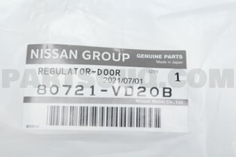 80721VD20B REGULATOR ASSY-DOOR WINDOW,LH
