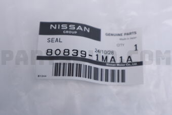 808391MA1A SEAL-FRONT DOOR PARTING,LH