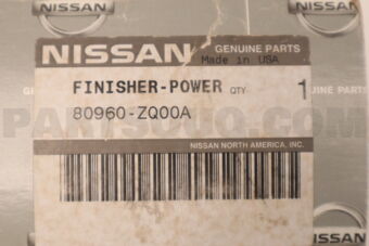 80960ZQ00A Nissan FINISHER-POWER WINDOW SWITCH,FRONT RH