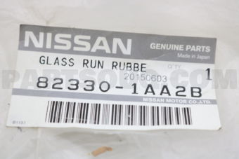823301AA2B GLASS RUN RUBBER REAR WINDOW,RH