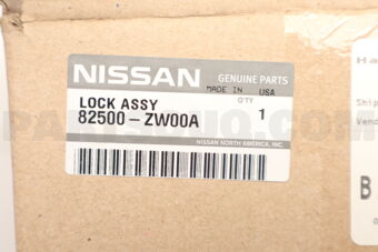 82500ZW00A LOCK &amp; REMOTE CONTROL ASSY-REAR DOOR,RH