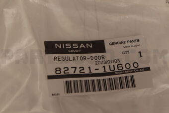 827211U600 REGULATOR ASSY-DOOR WINDOW,LH