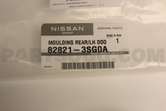 828213SG0A MOULDING-REAR D