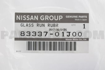 8333701J00 GLASS RUN RUBBER-SIDE WINDOW,1ST L
