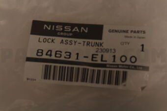 84631EL100 LOCK ASSY-TRUNK LID
