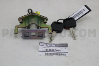 846602F025 CYLINDER SET-TRUNK LID LOCK
