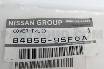 8485695F0A COVER-TRUNK LID LOCK