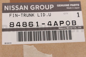 848614AP0B FIN-TRUNK LID,U