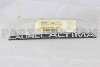 8489481L01 Nissan EMBLEM-TRUNK LID
