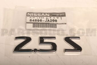 84896JA200 EMBLEM-TRUNK LID
