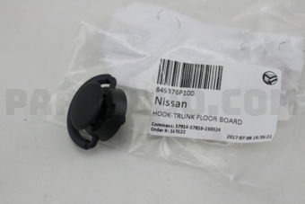 849376P100 HOOK-TRUNK FLOOR BOARD