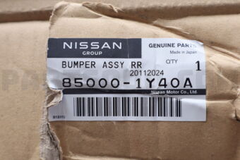 850001Y40A Nissan BUMPER ASSY RR