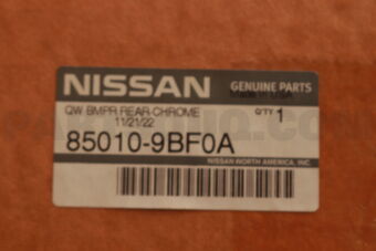 850109BF0A BUMPER ASSY RR (CHROME)