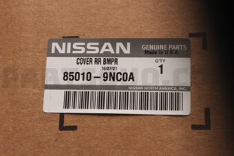 850109NC0A COVER-REAR BUMP