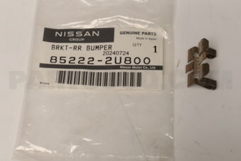 852222U800 Nissan BRACKET-FRONT BUMPER