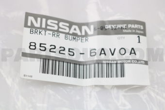 852256AV0A BRKT RR BUMPER